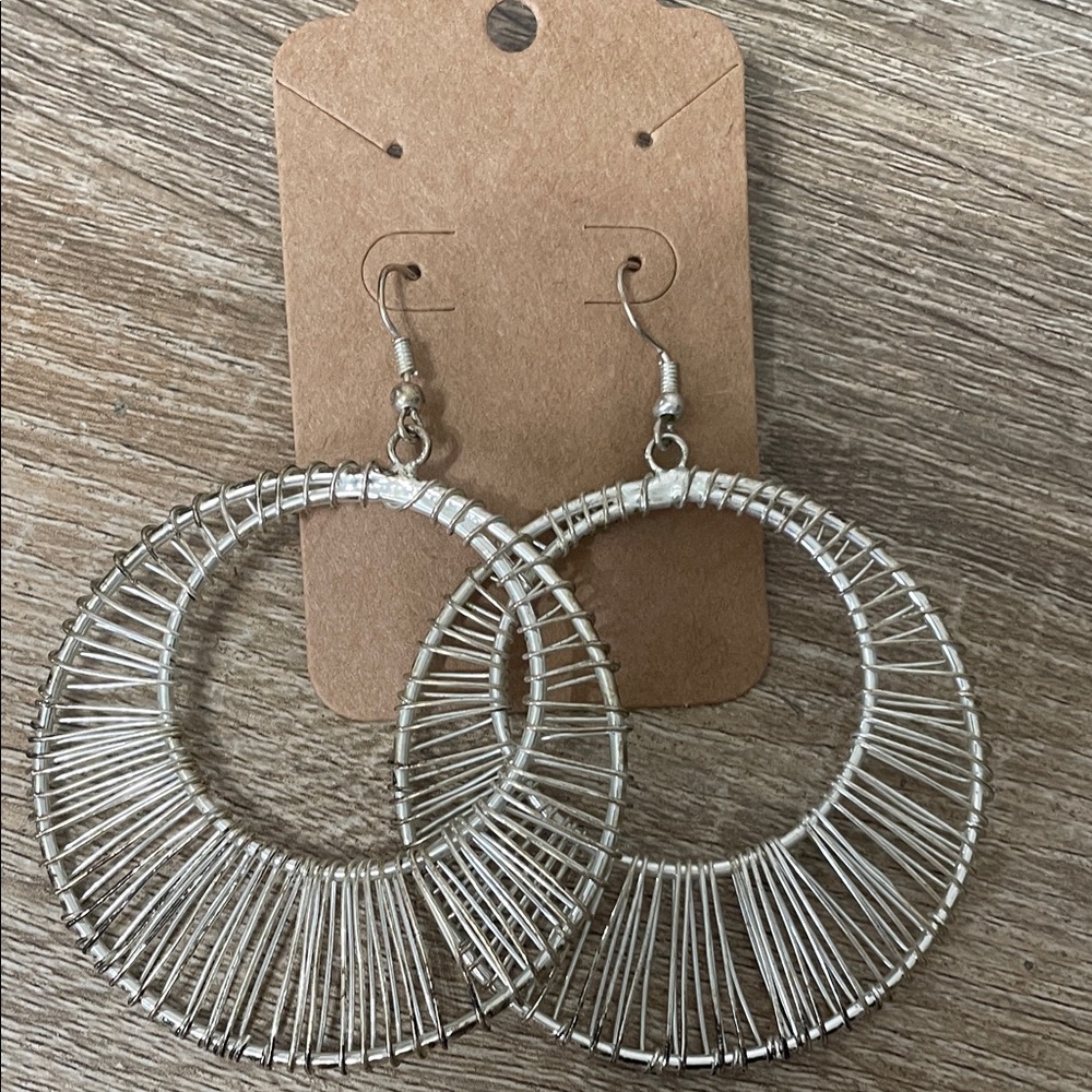 Elegant Silver Hoop Earrings